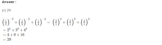 RS Aggarwal Solutions for Class 8 Maths Chapter 2–Exponents Exercise 2C Q6