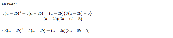 RS Aggarwal Solutions for Class 8 Maths Chapter 7–Factorisation Ex 7A Q11