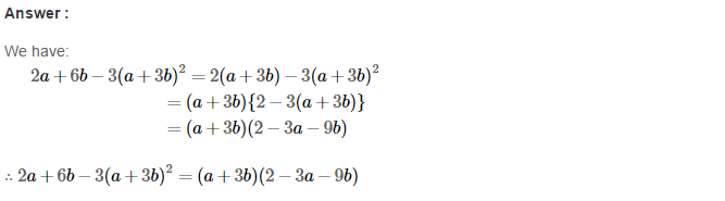 RS Aggarwal Solutions for Class 8 Maths Chapter 7–Factorisation Ex 7A Q12