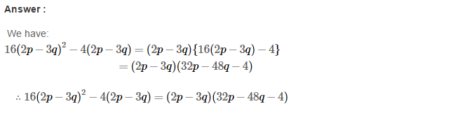 RS Aggarwal Solutions for Class 8 Maths Chapter 7–Factorisation Ex 7A Q13