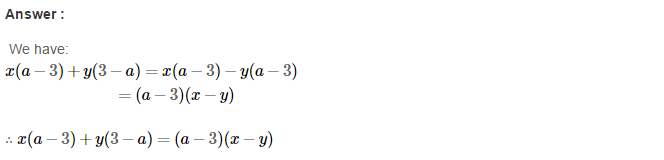 RS Aggarwal Solutions for Class 8 Maths Chapter 7–Factorisation Ex 7A Q14
