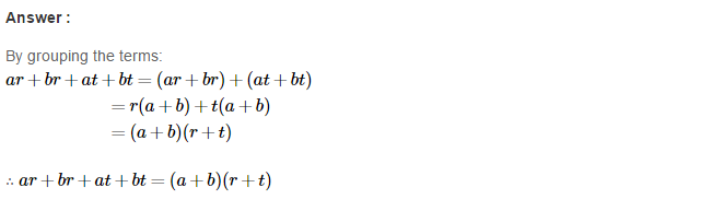RS Aggarwal Solutions for Class 8 Maths Chapter 7–Factorisation Ex 7A Q17