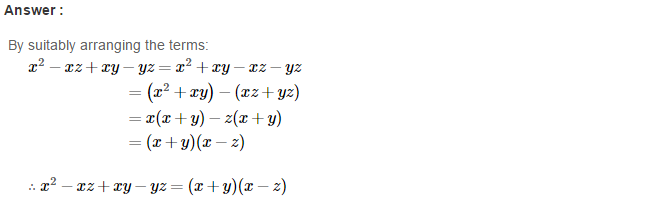 RS Aggarwal Solutions for Class 8 Maths Chapter 7–Factorisation Ex 7A Q20