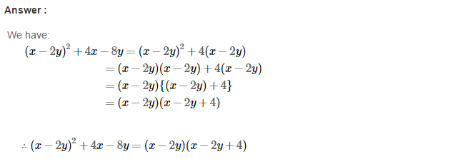 RS Aggarwal Solutions for Class 8 Maths Chapter 7–Factorisation Ex 7A Q22