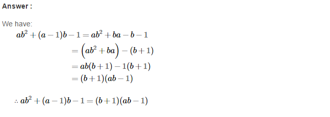 RS Aggarwal Solutions for Class 8 Maths Chapter 7–Factorisation Ex 7A Q25