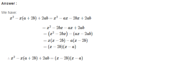 RS Aggarwal Solutions for Class 8 Maths Chapter 7–Factorisation Ex 7A Q28