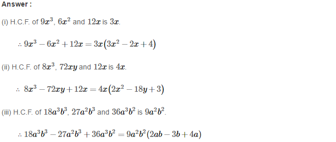 RS Aggarwal Solutions for Class 8 Maths Chapter 7–Factorisation Ex 7A Q4