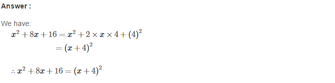 RS Aggarwal Solutions for Class 8 Maths Chapter 7–Factorisation Ex 7C Q1