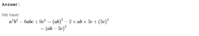 RS Aggarwal Solutions for Class 8 Maths Chapter 7–Factorisation Ex 7C Q17