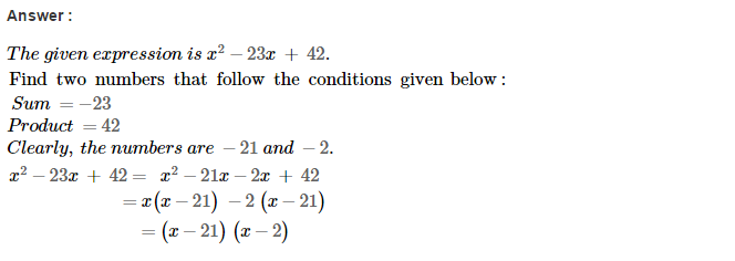RS Aggarwal Solutions for Class 8 Maths Chapter 7–Factorisation Ex 7D Q11