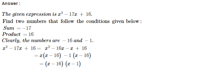 RS Aggarwal Solutions for Class 8 Maths Chapter 7–Factorisation Ex 7D Q12