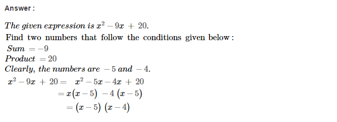 RS Aggarwal Solutions for Class 8 Maths Chapter 7–Factorisation Ex 7D Q15