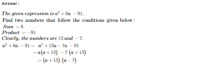RS Aggarwal Solutions for Class 8 Maths Chapter 7–Factorisation Ex 7D Q21