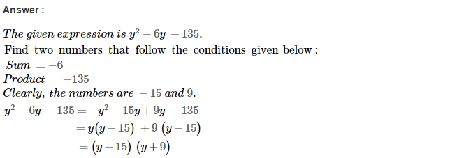 RS Aggarwal Solutions for Class 8 Maths Chapter 7–Factorisation Ex 7D Q26