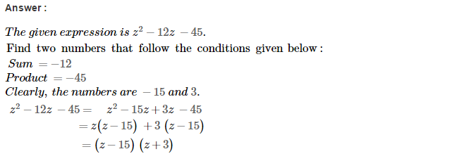 RS Aggarwal Solutions for Class 8 Maths Chapter 7–Factorisation Ex 7D Q27