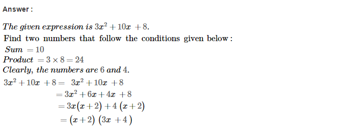 RS Aggarwal Solutions for Class 8 Maths Chapter 7–Factorisation Ex 7D Q29