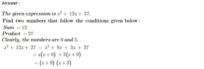 RS Aggarwal Solutions for Class 8 Maths Chapter 7–Factorisation Ex 7D Q3