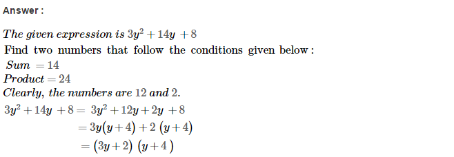 RS Aggarwal Solutions for Class 8 Maths Chapter 7–Factorisation Ex 7D Q30