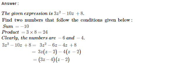 RS Aggarwal Solutions for Class 8 Maths Chapter 7–Factorisation Ex 7D Q31