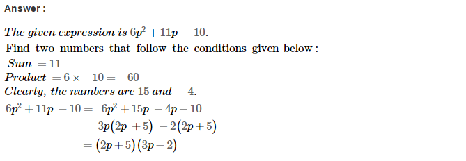 RS Aggarwal Solutions for Class 8 Maths Chapter 7–Factorisation Ex 7D Q33