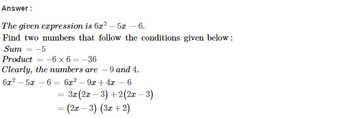 RS Aggarwal Solutions for Class 8 Maths Chapter 7–Factorisation Ex 7D Q38