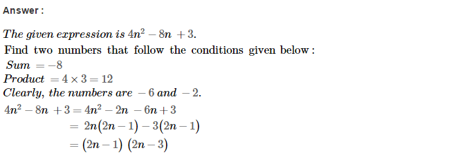 RS Aggarwal Solutions for Class 8 Maths Chapter 7–Factorisation Ex 7D Q40