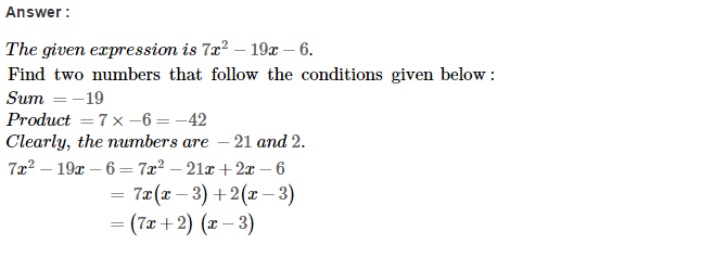 RS Aggarwal Solutions for Class 8 Maths Chapter 7–Factorisation Ex 7D Q42