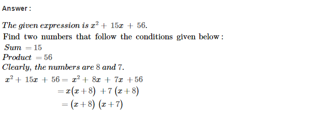 RS Aggarwal Solutions for Class 8 Maths Chapter 7–Factorisation Ex 7D Q5