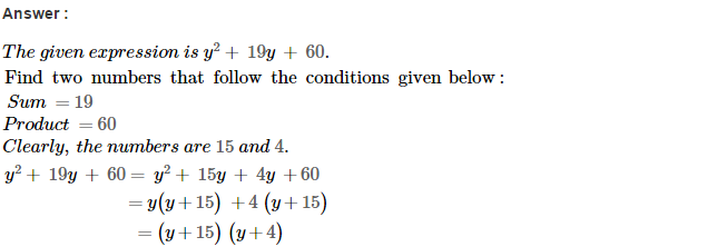 RS Aggarwal Solutions for Class 8 Maths Chapter 7–Factorisation Ex 7D Q6