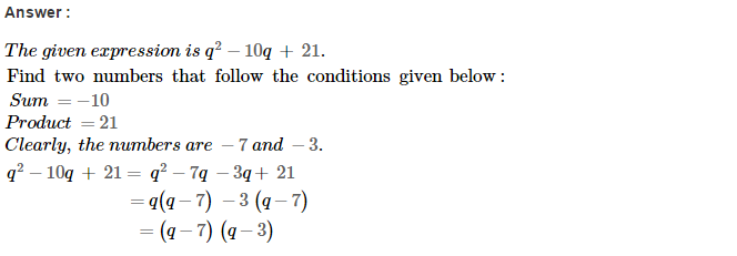 RS Aggarwal Solutions for Class 8 Maths Chapter 7–Factorisation Ex 7D Q8