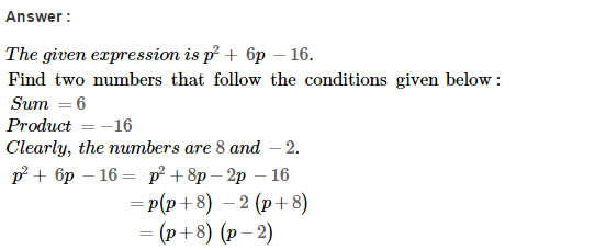 RS Aggarwal Solutions for Class 8 Maths Chapter 7–Factorisation Ex 7D Q9