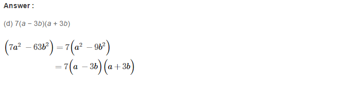 RS Aggarwal Solutions for Class 8 Maths Chapter 7–Factorisation Ex 7E Q1