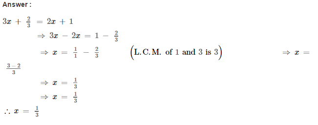 RS Aggarwal Solutions for Class 8 Maths Chapter 8–Linear Equations Ex 8A Q6