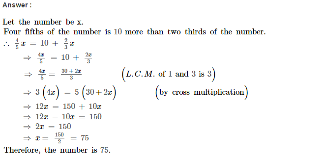 RS Aggarwal Solutions for Class 8 Maths Chapter 8–Linear Equations Ex 8B Q3