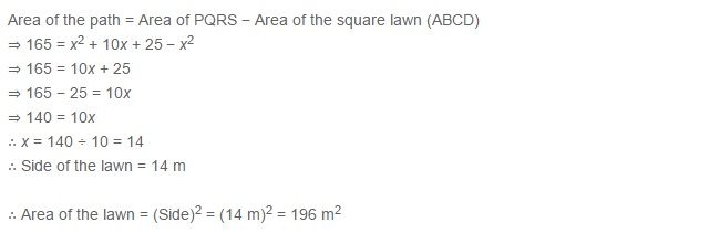 RS Aggarwal Solutions for Class 7 Maths Chapter 20–Mensuration Exercise 20B Q9