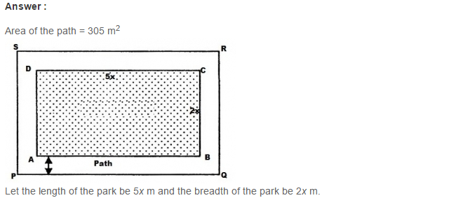 RS Aggarwal Solutions for Class 7 Maths Chapter 20–Mensuration Exercise 20B Q10