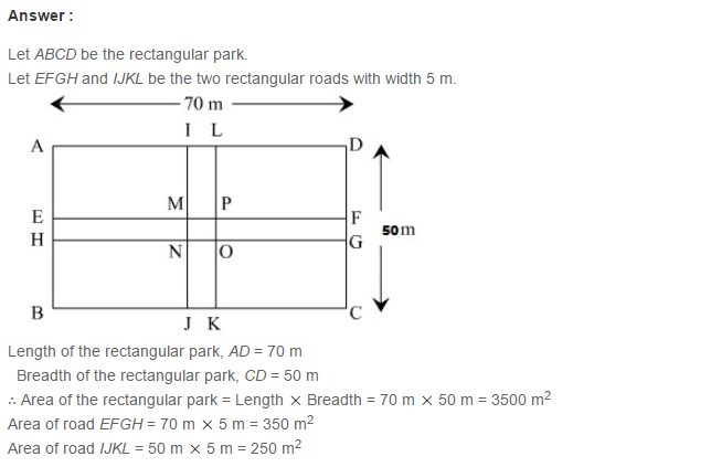 RS Aggarwal Solutions for Class 7 Maths Chapter 20–Mensuration Exercise 20B Q11