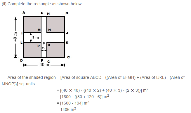 RS Aggarwal Solutions for Class 7 Maths Chapter 20–Mensuration Exercise 20B Q14