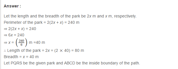RS Aggarwal Solutions for Class 7 Maths Chapter 20–Mensuration Exercise 20B Q7