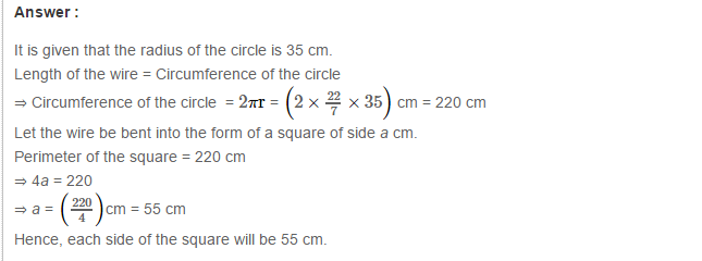 RS Aggarwal Solutions for Class 7 Maths Chapter 20–Mensuration Exercise 20E Q15
