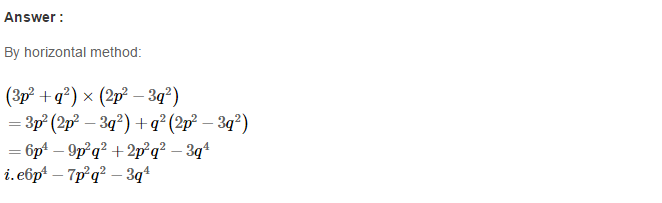 RS Aggarwal Solutions for Class 8 Maths Chapter 6–Operations on Algebraic Expressions Ex 6B Q10