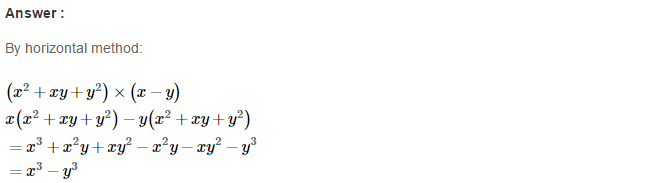 RS Aggarwal Solutions for Class 8 Maths Chapter 6–Operations on Algebraic Expressions Ex 6B Q18