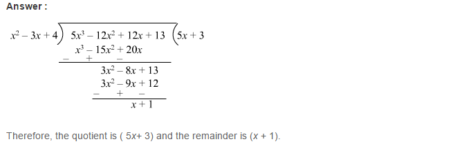 RS Aggarwal Solutions for Class 8 Maths Chapter 6–Operations on Algebraic Expressions Ex 6C Q13