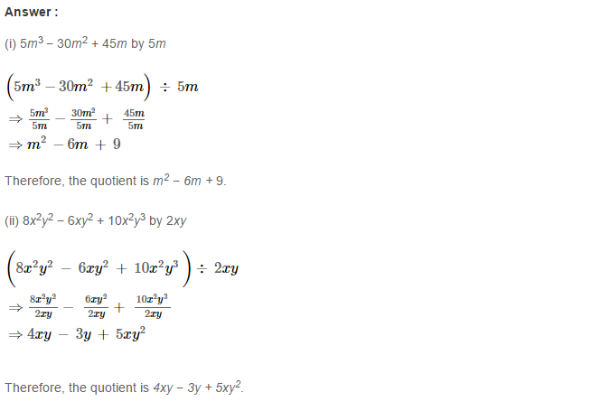 RS Aggarwal Solutions for Class 8 Maths Chapter 6–Operations on Algebraic Expressions Ex 6C Q2