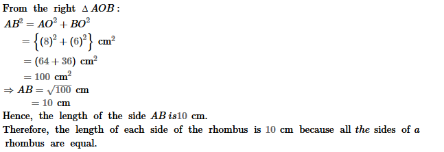 RS Aggarwal Solutions for Class 8 Maths Chapter 16–Parallelograms Exercise 16B Q2
