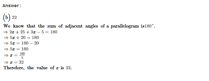 RS Aggarwal Solutions for Class 8 Maths Chapter 16–Parallelograms Exercise 16B Q3
