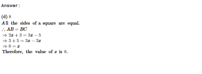 RS Aggarwal Solutions for Class 8 Maths Chapter 16–Parallelograms Exercise 16B Q9