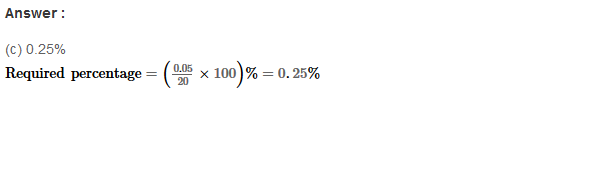 RS Aggarwal Solutions for Class 8 Maths Chapter 9–Percentage Ex 9B Q17