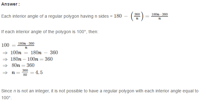 RS Aggarwal Solutions for Class 8 Maths Chapter 14–Polygons Ex 14A Q4