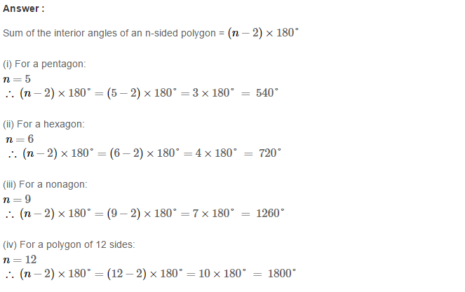 RS Aggarwal Solutions for Class 8 Maths Chapter 14–Polygons Ex 14A Q5